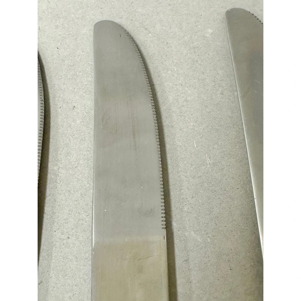 RSVP Indonesia TM Gold‎ Electroplate 34 Piece Floral Scroll Knives/Forks Holiday